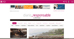 Desktop Screenshot of diarioresponsable.com
