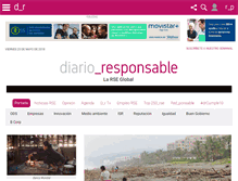 Tablet Screenshot of diarioresponsable.com